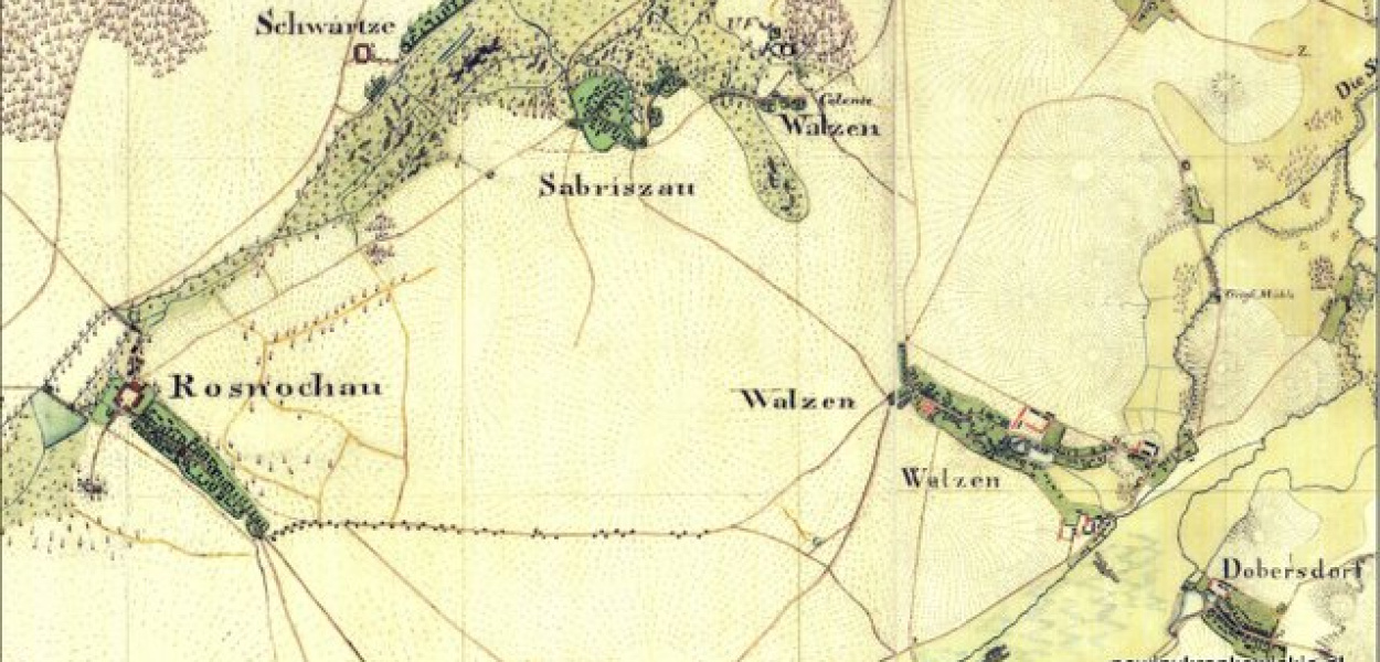 Walce, Rozkochów, Zabierzów i Ćwiercie 200 lat temu